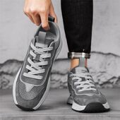 厚底网眼轻薄男网面潮鞋 回力镂空新款 网布透气阿甘休闲鞋 夏季 男鞋