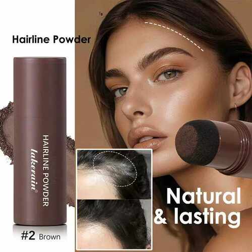 Black Brown Hairline Powder Waterproof Hair Dye Contour Stic