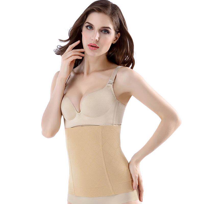 steel boned zip up waist trainer tummy belt modeling strap