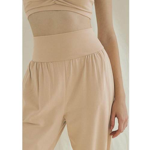 Fitness sports trousers yoga loose wide-leg with cuffs and