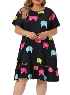 Clothes Clothing Pajamas Comfortable Plus Dress Womens Size