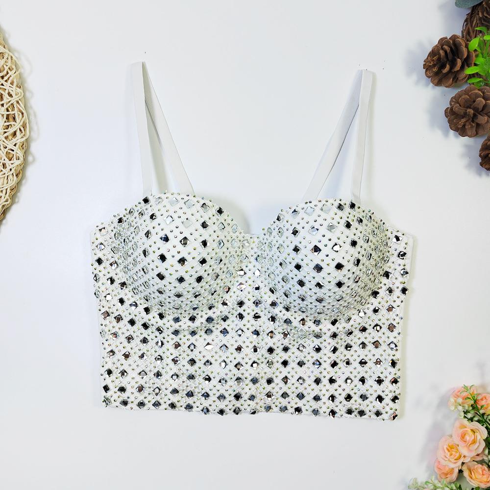 to fishbone to Hot wear all-match tube exposure as a chest