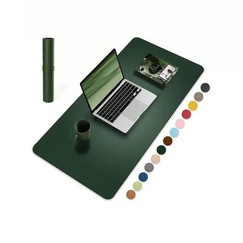 Large Size Office Desk Protector Mat PU Mouse Pad non-slip