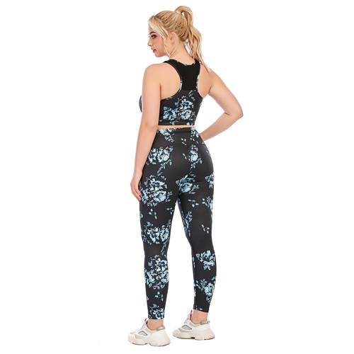 Fitness suits large size yoga leggings sports bras