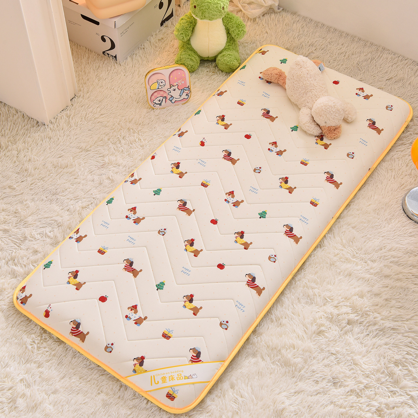 A类幼儿园床垫乳胶儿童午睡专用软垫拼接床宝宝婴儿床小褥子垫子