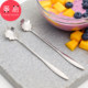 勺子 蜂蜜勺甜品咖啡勺搅拌棒小汤匙雪糕勺厨用工具 搅拌D1zoq001
