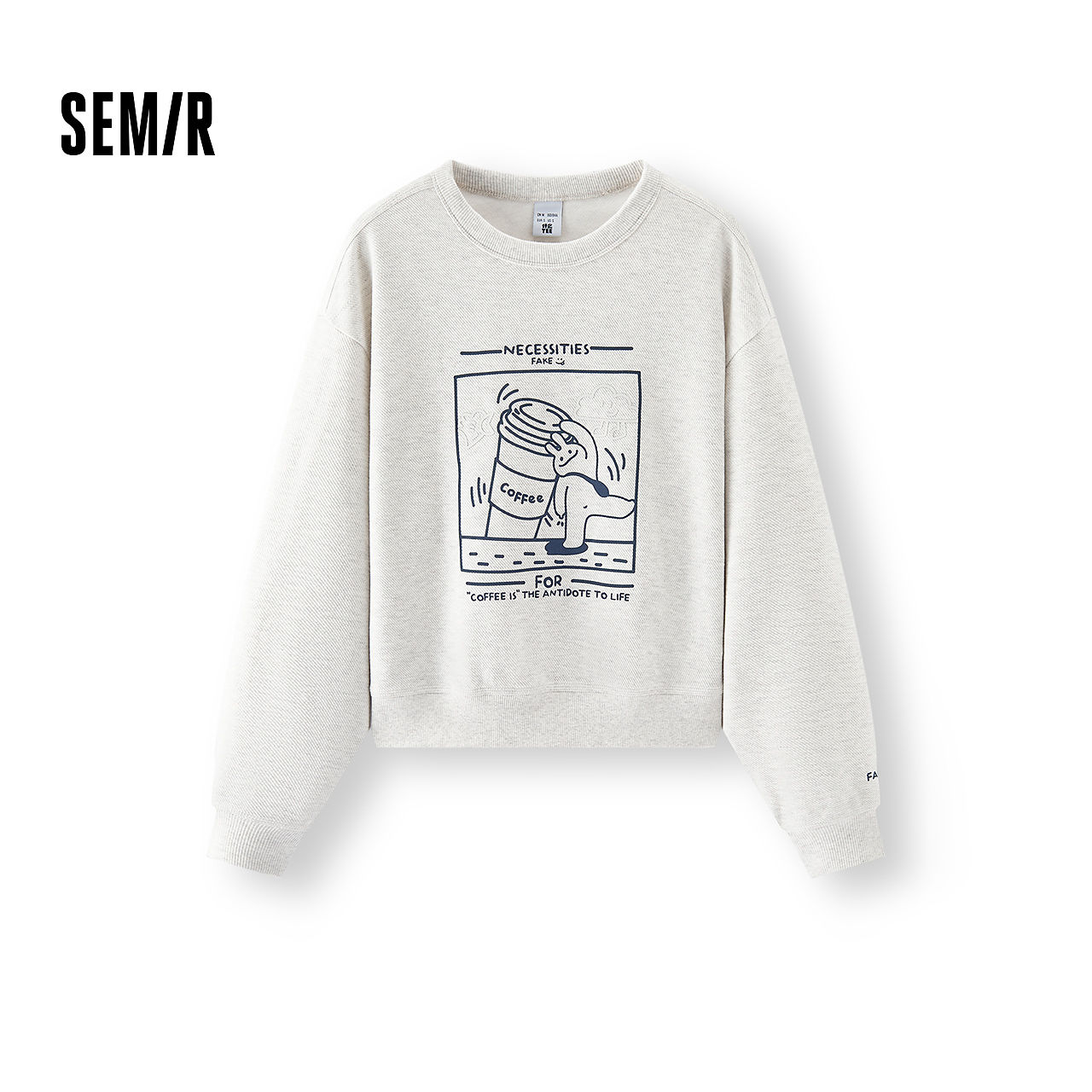 【商场同款】森马JUJU联名卫衣女秋2025新款趣味图案101525116021