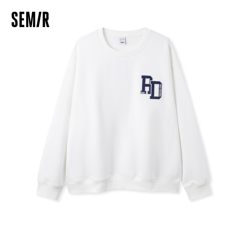 Semir/森马校园撞色贴布绣