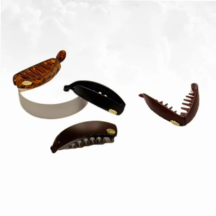 last kiss 韩系黑色发夹女士2026新款高端后脑勺时尚简约气质发饰