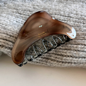 last kiss 复古醋酸三角抓夹女秋冬气质高级感发夹中号盘发鲨鱼夹