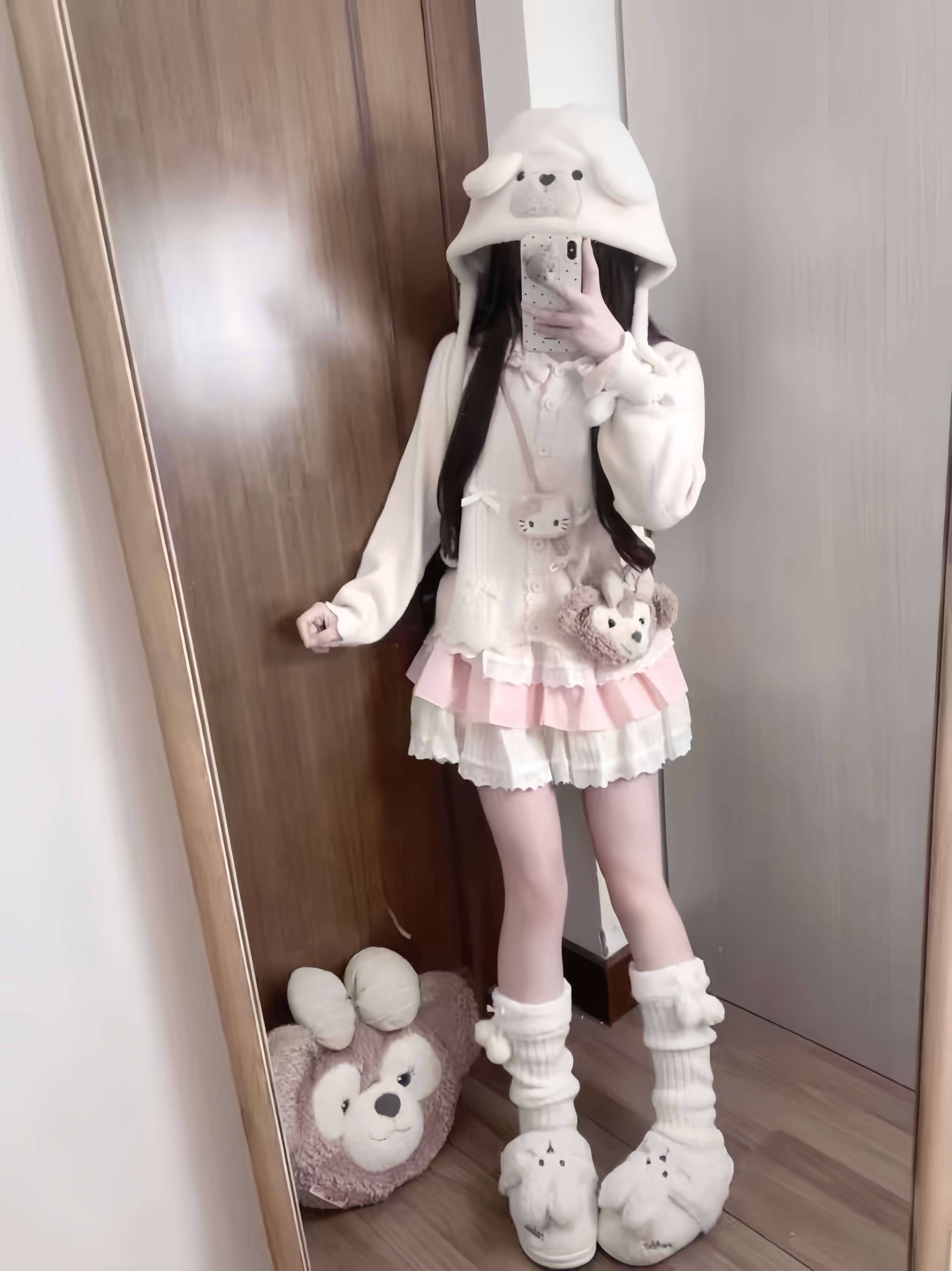 呆呆的小懒窝2025年秋季新款毛衣半裙套装仙女套装裙不起球毛衣