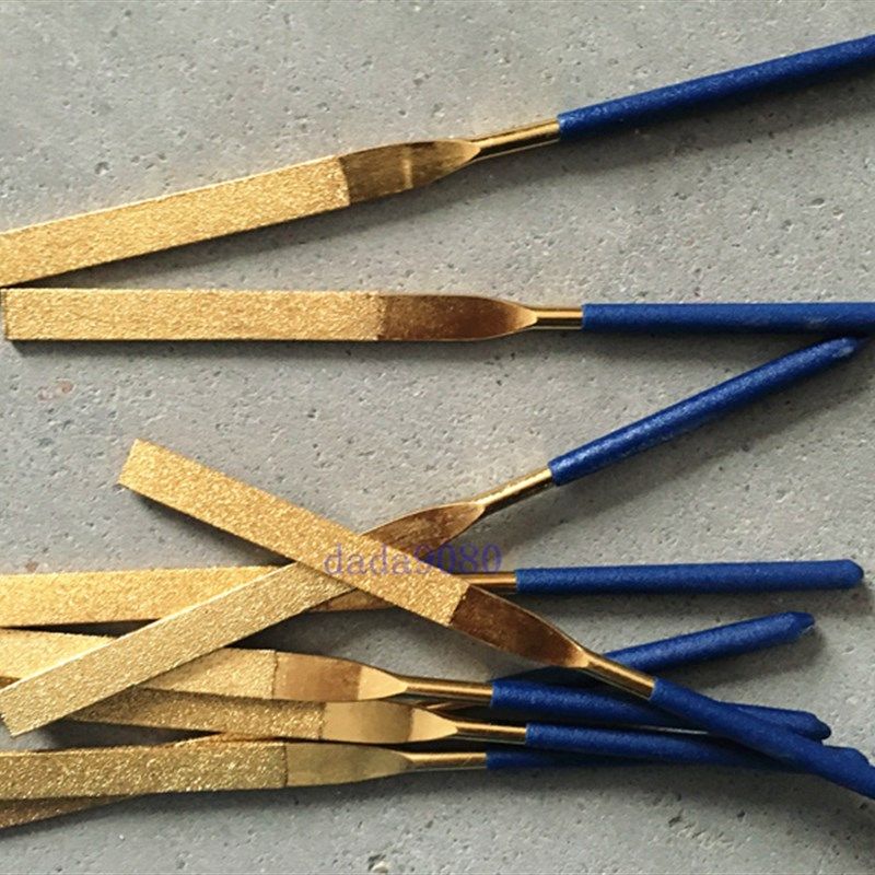 镀钛金刚石锉刀 整形锉 平板锉 5x180mm钻石锉 扁平锉,纺织面料/辅料/配套,其他纺织机械,淘宝优惠券,粉丝福利购,淘宝优惠卷