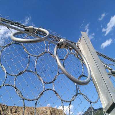 新被动拦石网被动拦石柔性防护网柔性被动边坡防护网品