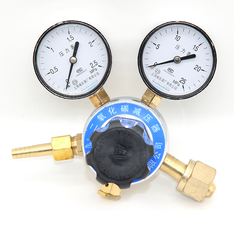 YQT-25*2.5Mpa二氧化碳钢瓶气体减压器调压阀稳压器上海减压器厂