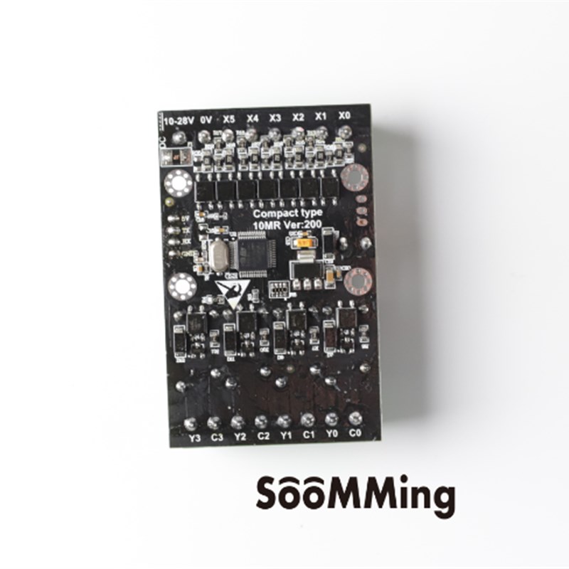 国产PLaC工控板小体积 FX1N 10/14/20MR 直接下载掉电保持连触摸