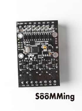 国产PLaC工控板小体积 FX1N 10/14/20MR 直接下载掉电保持连触摸