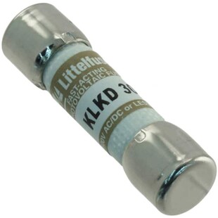 10x38mm 力特陶瓷快速熔断器30A600V高压保险丝管KLKD030.T