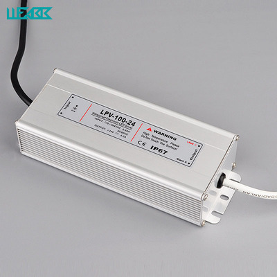 户外LPV-100防水开关电源AC240V120V转DC12V 24V变压器100W防雨