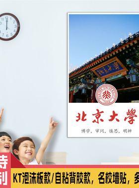 教室励志目标墙贴中国十大名校