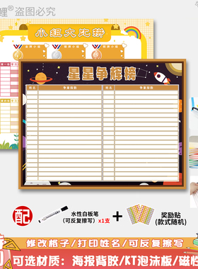 班级评比栏教室装饰墙贴