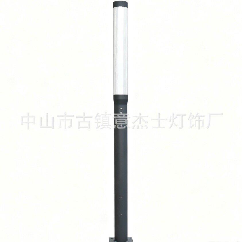 现简约户外分体圆柱庭院灯3米小区别墅花园景区草坪景观灯