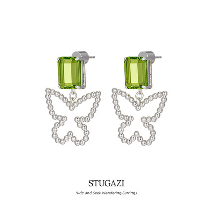 STUGAZIHide and Seek Wandering Earrings匿蝶系列漫游蝴蝶耳钉