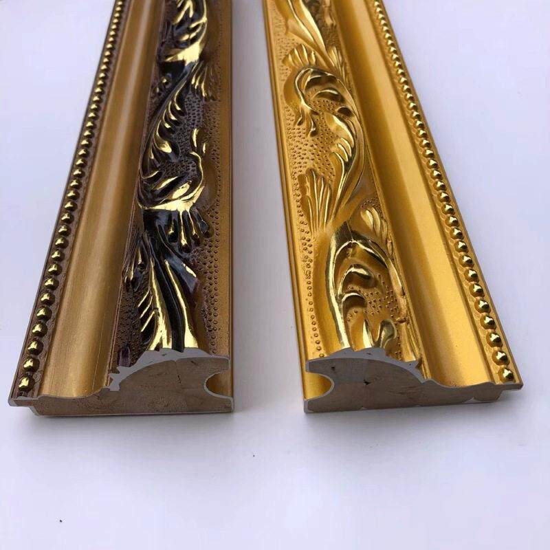 石膏线条相框大实木线条5057金35米/包线条金仿古大凤尾3.5米一根
