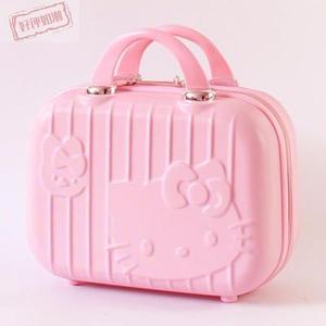 韩版可爱化妆箱公主手拎箱子结婚包女手提箱14寸箱包行李箱旅行包