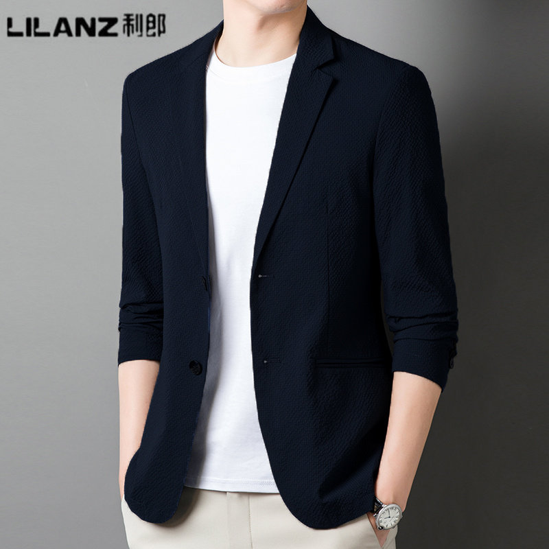 利郎男装2026春夏季新款小西装男士中年商务休闲防晒轻便西服外套