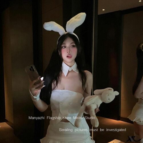 主播头饰发箍万圣节兔女郎不勒头