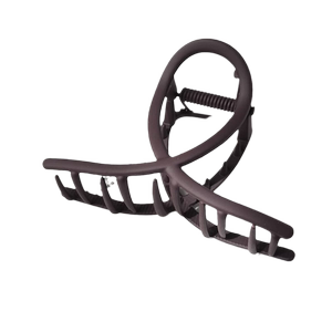 时尚发夹女简约磨砂金属抓夹头饰发卡子外出百搭气质后脑勺鲨鱼夹