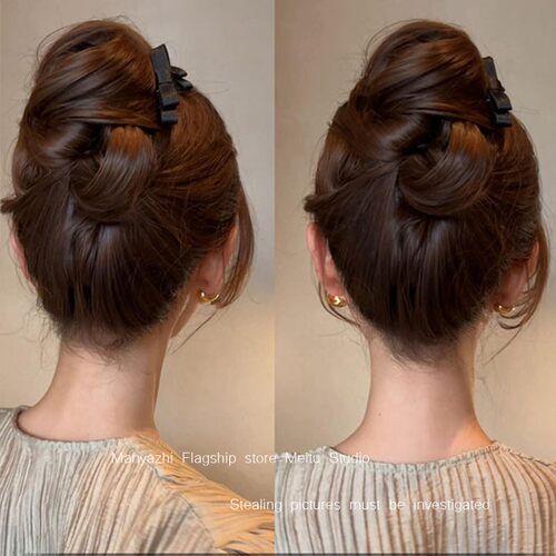 碎发整理神器！公主头蝴蝶结发梳