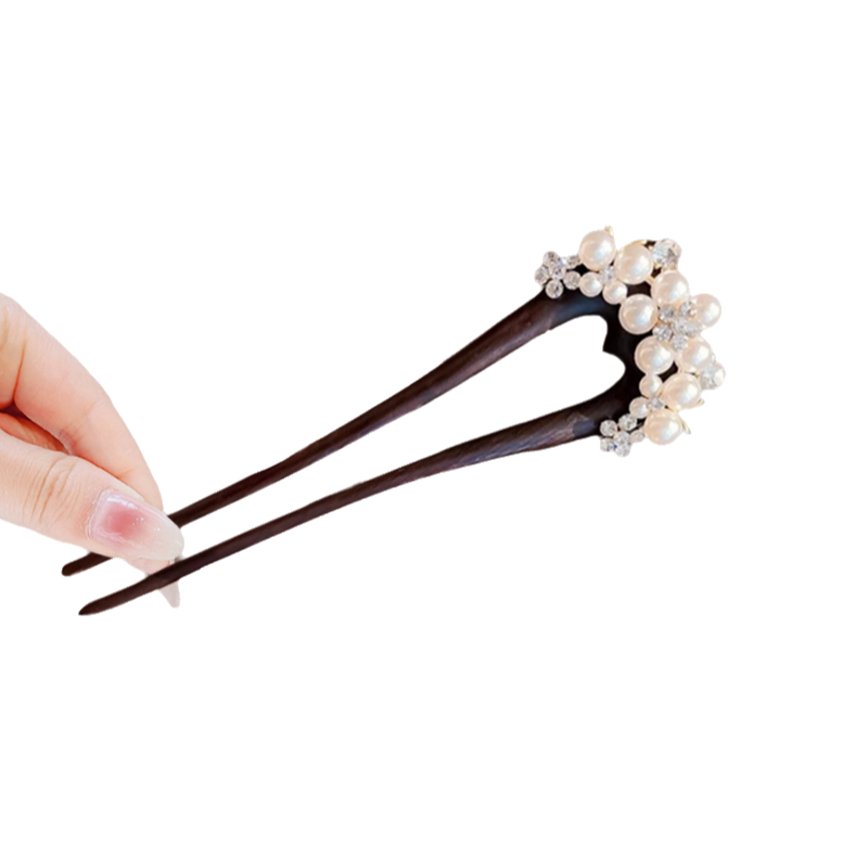 发簪新款发钗头饰后脑勺盘发古风