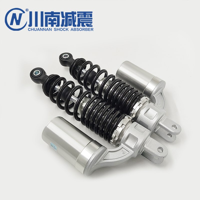 川南特制新国标电动车高端舒适倒置气囊气瓶叉口阻尼效果后减震器