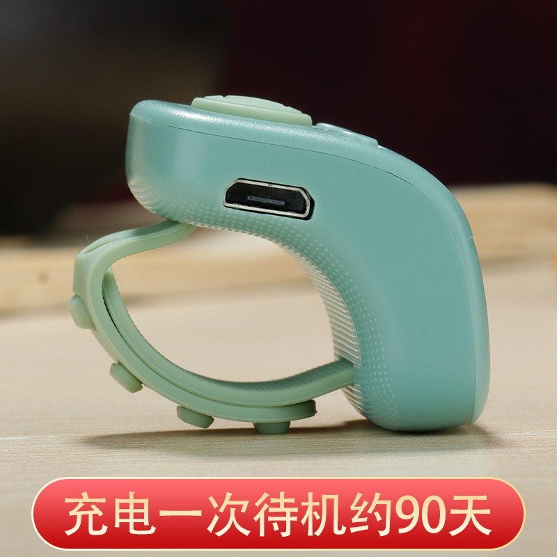 一心计数器升级款充电夜光电子数显手指戒指型随身手按点数记数器