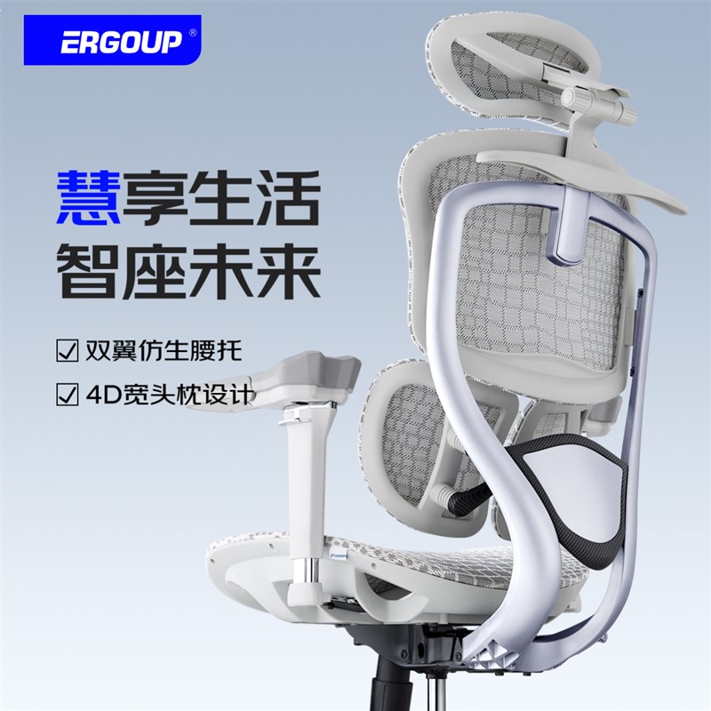 Ergoup/有谱 慧眼X1  人体工学椅电脑椅子舒服久坐办公座椅电竞椅