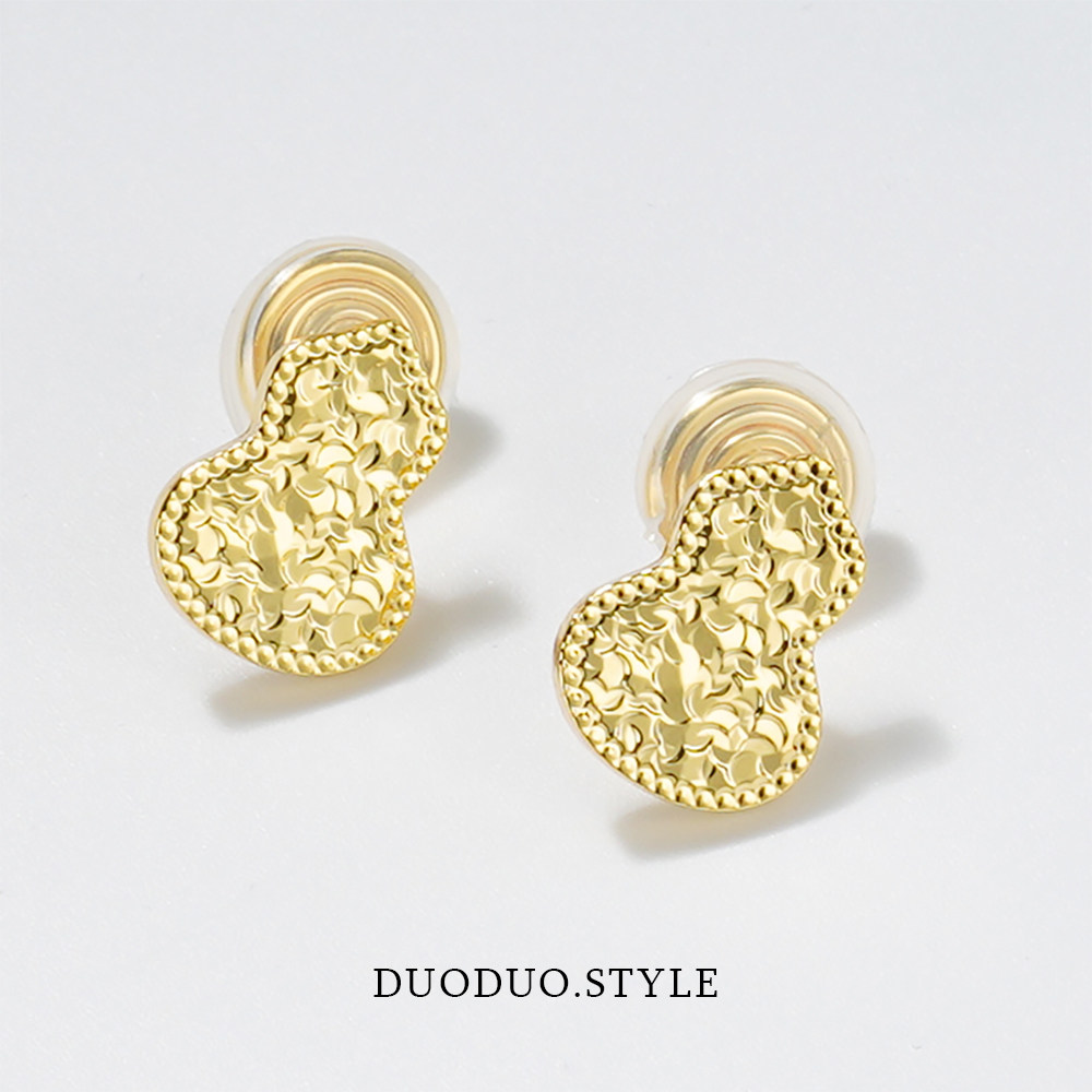 2025年爆款葫芦碎冰冰耳环女高级感小众轻奢气质名媛蚊香盘耳夹,饰品/流行首饰/时尚饰品新,耳夹,淘宝优惠券,粉丝福利购,淘宝优惠卷