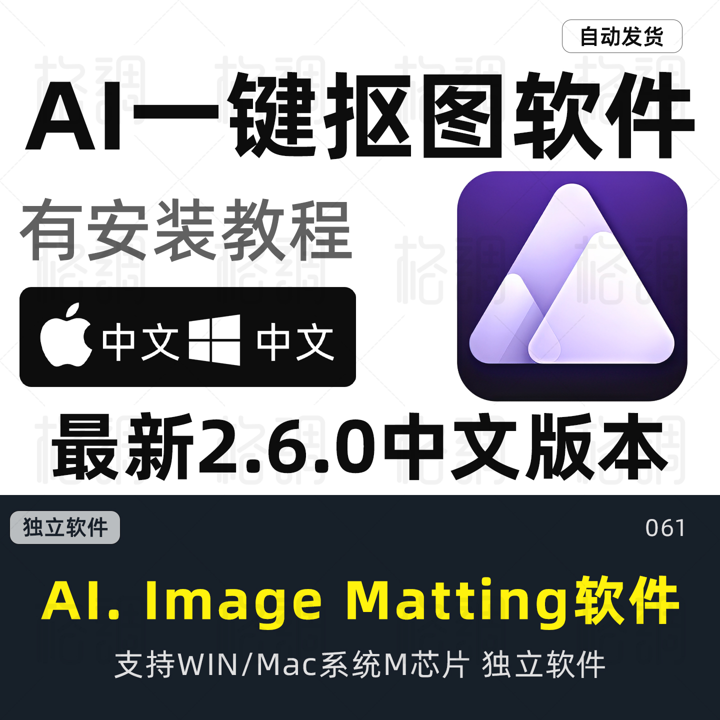 ai一键抠图软件Matting2.6