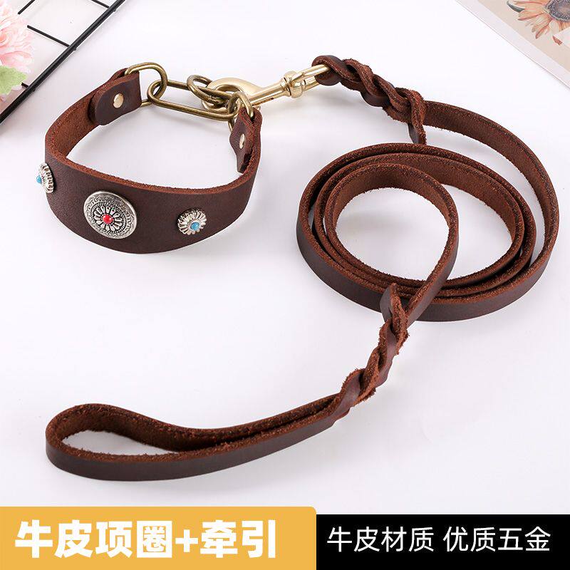 牛皮细犬项圈格力灵缇惠