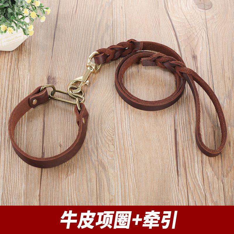 牛皮狗狗项圈细犬格力惠