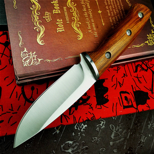 蒙族手把肉小刀锻造刀蒙古吃肉刀牛排刀藏族手扒肉刀水果刀送刀套