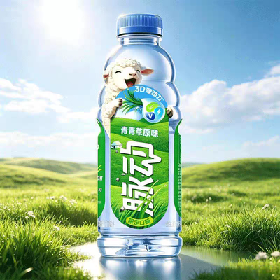 脉动沁爽青草口味限定600ml瓶装