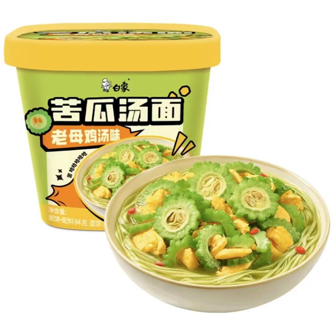 白象老母鸡汤味苦瓜汤面84g