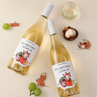 乳果那年微醺山竹冰茉莉水果酒女士低度甜酒女生晚安葡萄酒720ML