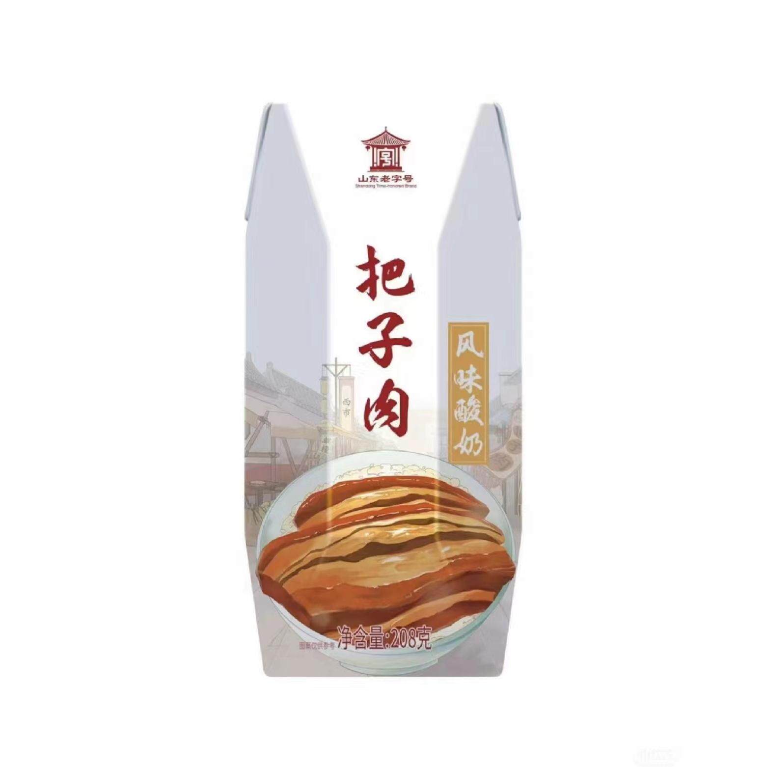 佳宝乳业把子肉风味酸奶208g济南
