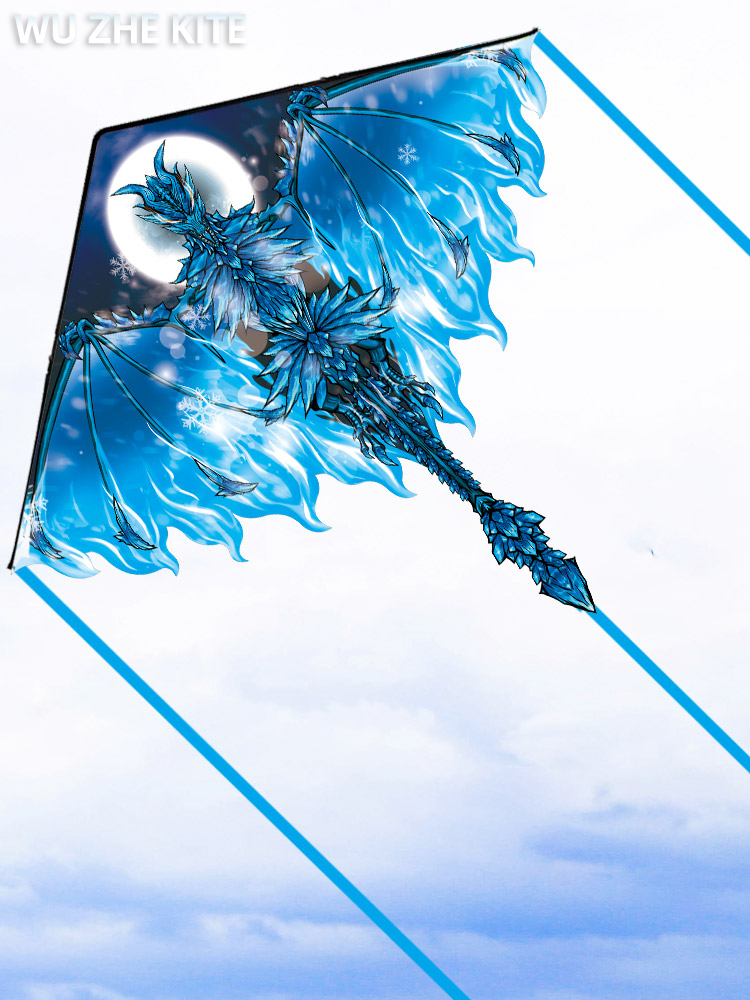 Weifang new pterodactyl kite adult large high-grade dinosaur kite Children breeze easy-to-fly cartoon kite novice