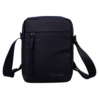 迷你斜挎包男单肩包男士手机包牛津布竖款小背包男款休闲通勤男包