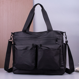 斜挎包男士 手提包大容量单肩包男生旅行包男防水牛津布休闲潮男包