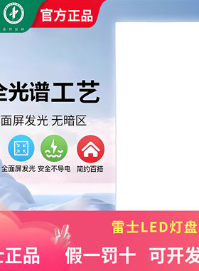 雷士全光谱嵌入式平板灯30*30*60
