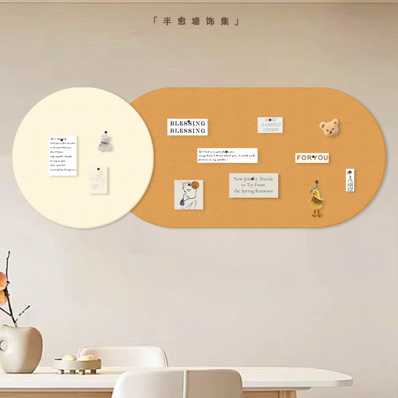 餐厅背景墙装饰布置3d立体免打孔装饰画照片墙创意遮丑毛毡墙贴图片